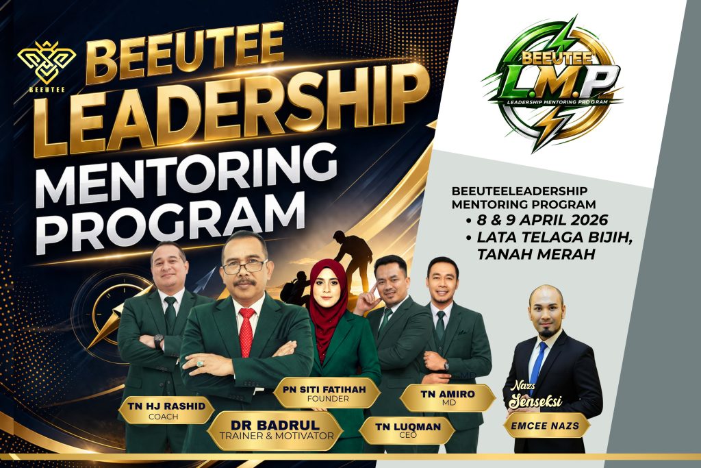 beeutee leadership mentoring program 8 & 9 april 2026 lata telaga bijih, tanah merah